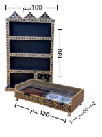 درج خشب + هيتر كهربائي طقم بأشكال مختلفة