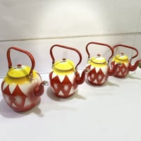 أباريق الغضار الأصليه طقم 4 حبات