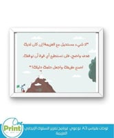 لوحات بقياس A3 توعوي لبرنامج تعزيز السلوك الإيجابي...