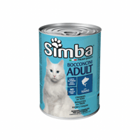 معلبات سيمبا طعام رطب للقطط بقطع التونا 415جم