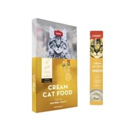 لينسن مكافأت كريمي للقطط بط مع الجمبري 6 أظرف