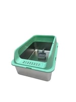 ليتر بوكس قطط استيل - حجم كبير باللون مختلفة