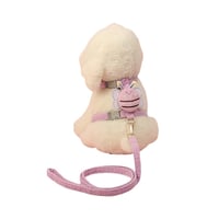 مشد و حزام للحيوانات الأليفة والقطط قابل للتعديل س...