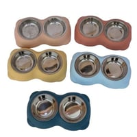 صحن طعام ستيل بالوان مختلفة