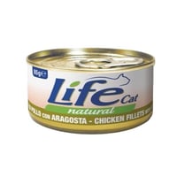 اكل رطب للقطط البالغة لايف كات - بطعم الدجاج مع لو...