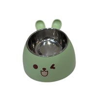 وعاء الأرنب المرح لإطعام الحيوانات الأليفة