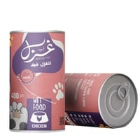 غزل طعام رطب بطعم الدجاج وجبه كاملة ناعمه للقطط g4...