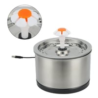 نافورة ماء كهربائية استيل داخلي وخارجي 2.5 لتر