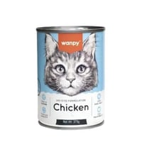 وانبي طعام رطب للقطط بنكهة الدجاج 375 غرام خالٍ من...