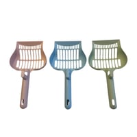 مجرفة لفضلات رمل القطط باللون مختلفة