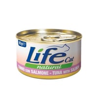 لايف كات اكل رطب تونة مع السلمون 85g