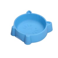 صحن مفرد بلاستيك باللون مختلفة