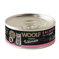 معلبات وولف وايلد كات طعام رطب سلمون للقطط الصغيرة...