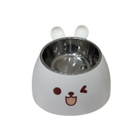 وعاء الأرنب المرح لإطعام الحيوانات الأليفة