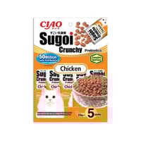 سيا سوجري كرانشي أظرف طعام جاف للقطط دجاج 22x5غ
