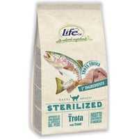 لايف كات طعام جاف للقطط المعقمة بالسلمون المرقط