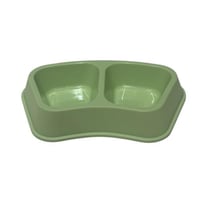 وعاء طعام مزدوج للحيوانات الأليفة