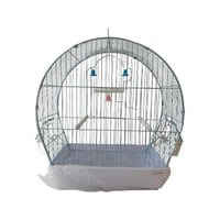 قفص طيور نص دائرة - ماكليتين جانبية - باللون مختلف...