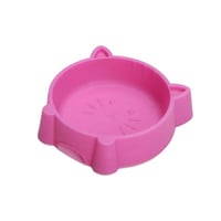 صحن مفرد بلاستيك باللون مختلفة