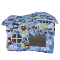 بيت قطط قماشي مريح بتصميم كرتوني لطيف