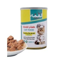 لقمة قطع الدجاج والجبن في المرق للقطط البالغة g400