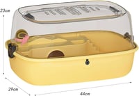 قفص هامستر سقف شفاف