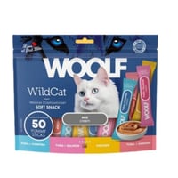 وولف مكافات كريمية للقطط بنكهات متنوعة 50×14g