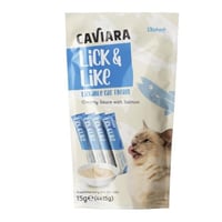 مكافأة كافيارا قطط بالسلمون - وجبة خفيفة مغذية 4x1...