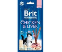 بريت مكافأة اعواد قطط الدجاج والكبد 3 اعواد