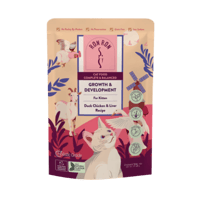 رون رون طعام رطب للقطط الصغيرة لتعزيز النمو بنكهة...