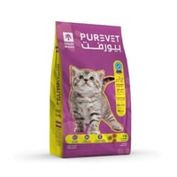 بيورفت طعام جاف للقطط الصغيرة بـ أحجام مختلفة