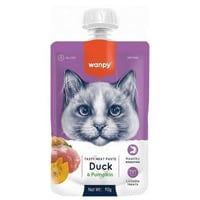 اكل رطب للقطط كريمة بط مع اليقطين من وانبي - g90