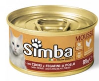 معلبات سيمبا قلوب وكبد الدجاج 85جم