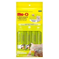 ميو مكافئات كريمة بنكهة التونا مع حليب الماعز للقط...