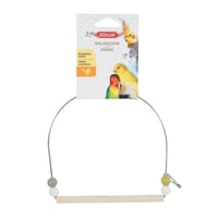 زولكس ارجوحة خشب مع إطار حديد للطيور