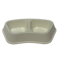 وعاء طعام مزدوج للحيوانات الأليفة