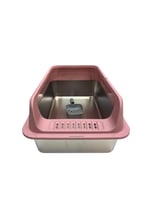 ليتر بوكس قطط استيل - حجم كبير باللون مختلفة