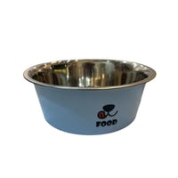 صحن ستينليس ستيل للقطط والحيوانات الأليفة برسومات