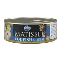 طعام رطب ماتيس بموس سمك القد للقطط من فارمينا - 85...