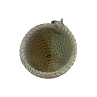 عش طيور من الحبال القطنية بمقاسات مختلفة