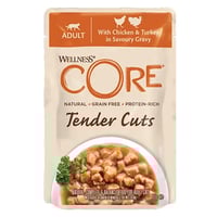 ويلنس كور ظرف طعام رطب قطع الدجاج الطرية والديك ال...