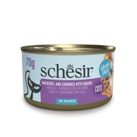 شيزر طعام رطب للقطط بسمك الماكريل والسردين للقطط ا...