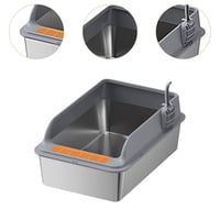 ليتر بوكس قطط استيل - حجم كبير باللون مختلفة