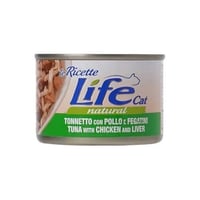 لايف كات اكل قطط رطب تونة مع الدجاج وكبد الدجاج 15...