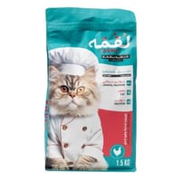 طعام جاف للقطط البالغة بالدجاج من لقمة