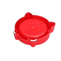 صحن مفرد بلاستيك باللون مختلفة