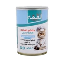 طعام قطط صغيرة دجاج مع حليب في المرق من لقمة-400g