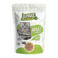 جنغل اكل رطب بالدجاج للقطط البالغة 100g