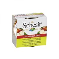 شيزر معلبات شرائح دجاج مع التفاح للقطط 75 جرام