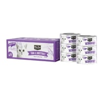 كت كات علب متعددة تونا منزوع العظم مع صغار السمك 6...